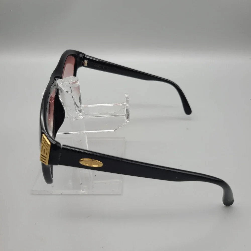 Vintage Christian Dior Sunglasses 2436A 20 Black Gold Gradient Frame Only